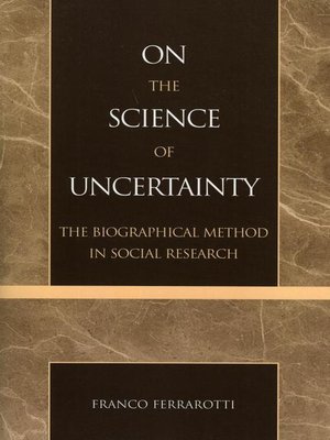 cover image of On the Science of Uncertainty